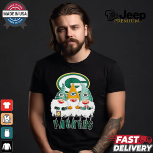 Green Bay Packers Santa Gnomies shirt