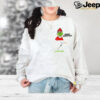 Grinch On Off Mode Christmas Embroidered Sweatshirt