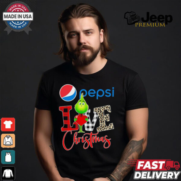 Grinch Love Pepsi Christmas Shirt