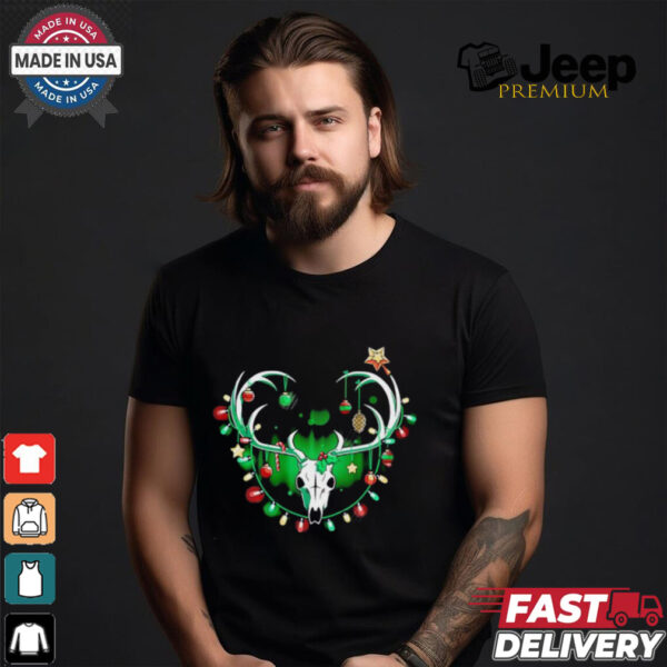 Haunting Holidays christmas light shirt