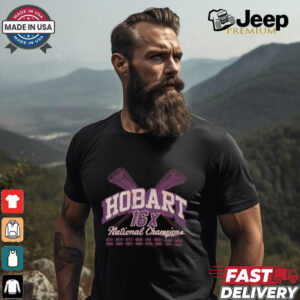 Hobart Vintage Lacrosse National Champs Shirt