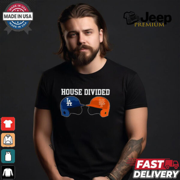 House Divided Los Angeles Dodgers Vs New York Mets Shirt