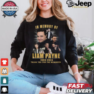 In Memory Of Liam Payne 1993 2024 Thank You For The Memories Gift For Fans T Shirt