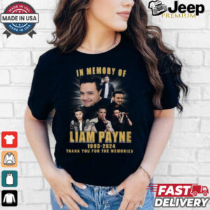 In Memory Of Liam Payne 1993 2024 Thank You For The Memories Gift For Fans T Shirt