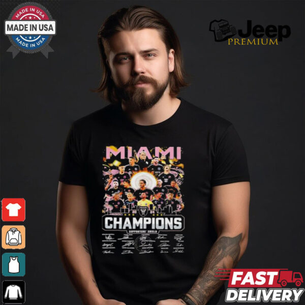 Inter Miami FC 2024 Champions Supporters’ Shield signature shirt