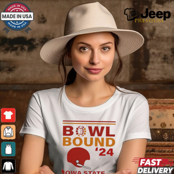 Iowa State Cyclones 2024 Bowl Bound Helmet Shirt