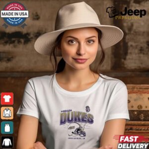 JMU Football Helmet Grid Harrisonburg, Va T Shirt