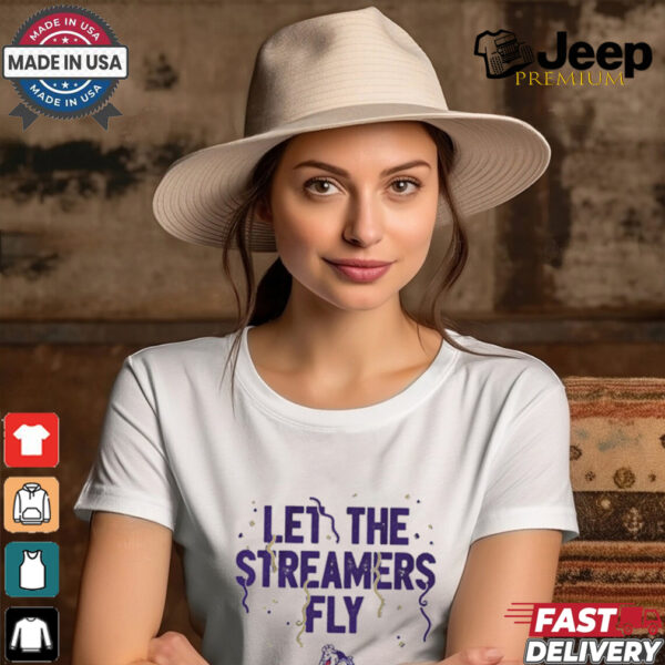 JMU James Madison Dukes Football Let the Streamers Fly t shirt