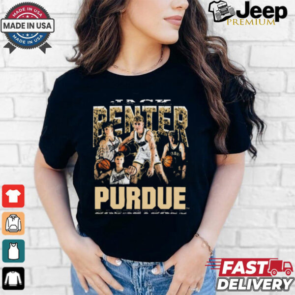 Jack Benter Purdue Boilermakers Basketball 90s Graphic t shirt