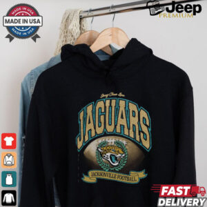 Jacksonville Jaguars Stoney Clover Lane x '47 Black Glitter Rocker Retro Tubular T Shirt