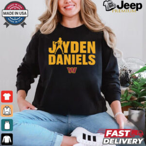 Jayden Daniels Washington Commanders NFL Play Motion t shirt