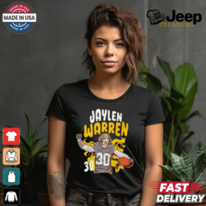 Jaylen Warren 30 Pittsburgh Steelers football graphic shirt