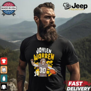 Jaylen Warren 30 Pittsburgh Steelers football graphic shirt