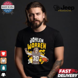 Jaylen Warren 30 Pittsburgh Steelers football graphic shirt