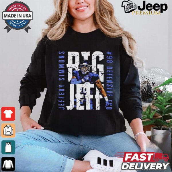 Jeffery Simmons defensive end Tennessee chest pound shirt