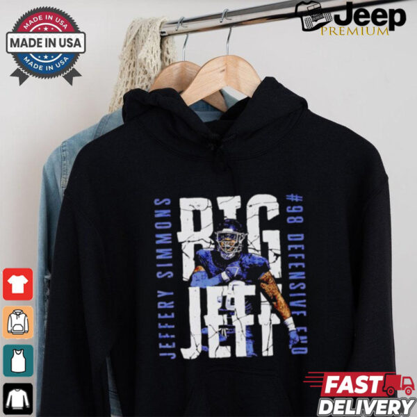 Jeffery Simmons defensive end Tennessee chest pound shirt