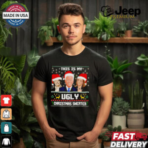 Joe Biden Nancy Pelosi Kamala Harris this is my ugly Christmas shirt