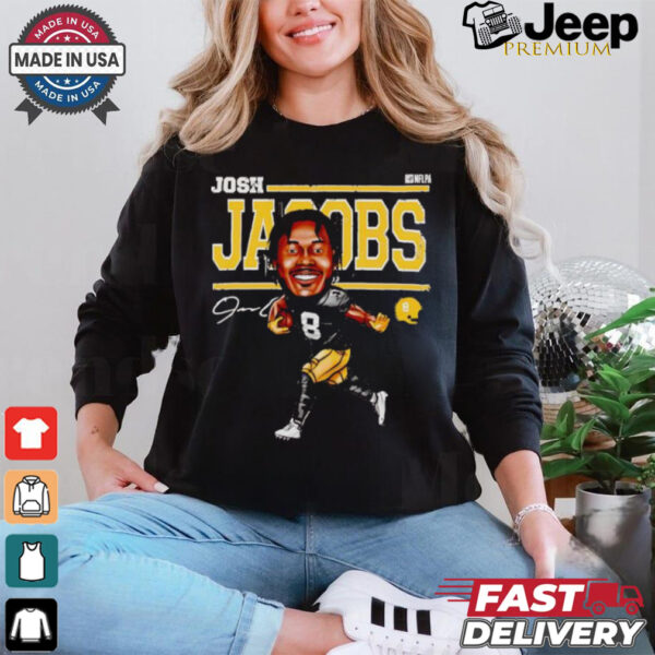 Josh Jacobs cartoon home run signature shirt