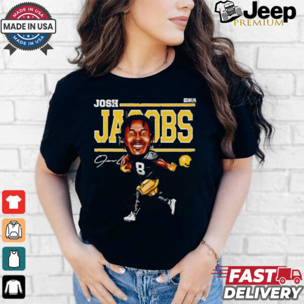 Josh Jacobs cartoon home run signature shirt