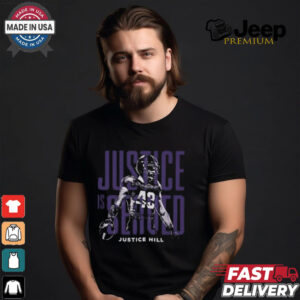 Justice Hill Baltimore Ravens Justice Is Served Shirt