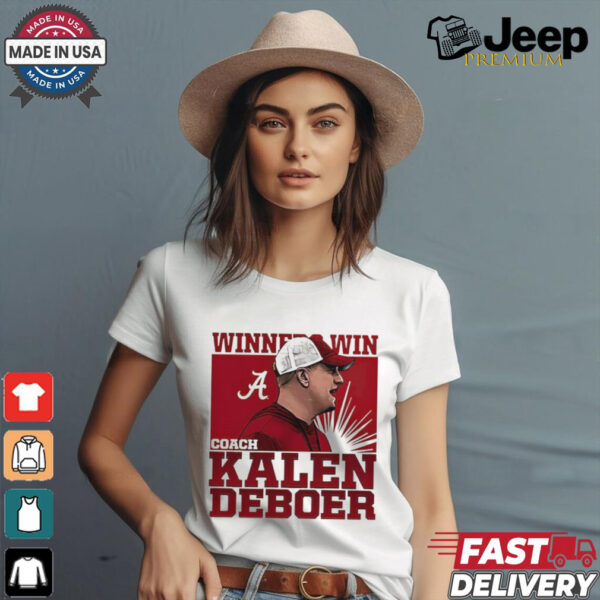 Kalen DeBoer Alabama Winner Win T Shirt