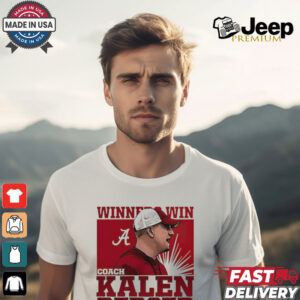 Kalen DeBoer Alabama Winner Win T Shirt