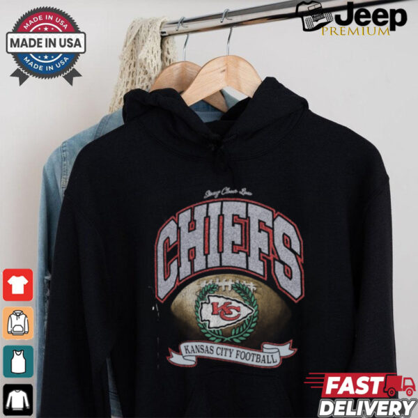 Kansas City Chiefs Stoney Clover Lane x '47 Black Glitter Rocker Retro Tubular T Shirt