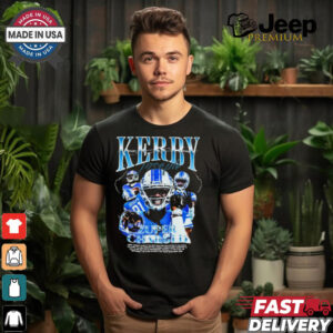 Kerby Joseph Zuper Charged Detroit Lions NFL t shirt