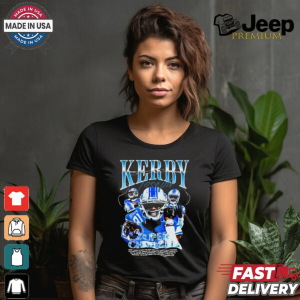 Kerby Joseph Zuper Charged Detroit Lions NFL t shirt