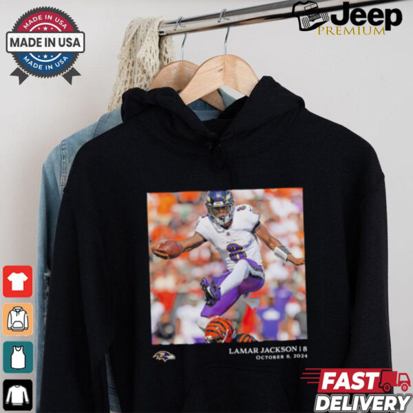 Lamar Jackson Baltimore Ravens NFL Flash Features Week 5 shirt