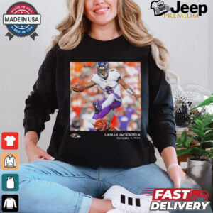 Lamar Jackson Baltimore Ravens NFL Flash Features Week 5 shirt