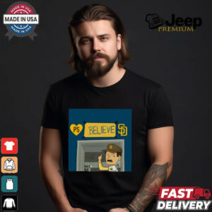 Let’s Go Padres New Profile Pic PS Believe San Diego Padres Poster t shirt