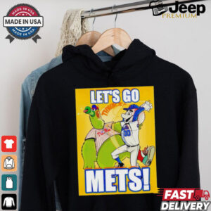 Let’s go Mets New York Mets Grimace beats Phanatic Philadelphia Philly MLB shirt