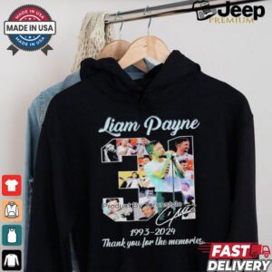 Liam Payne 31 Years Of 1993 2024 Thank You For The Memories T Shirt