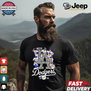 Los Angeles Dodgers 2024 team players shirt