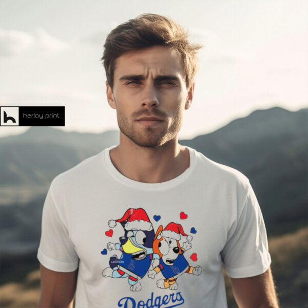 Los Angeles Dodgers Bluey Christmas 2024 shirt