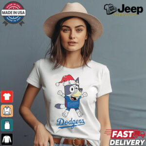 Los Angeles Dodgers Bluey Happy Christmas shirt