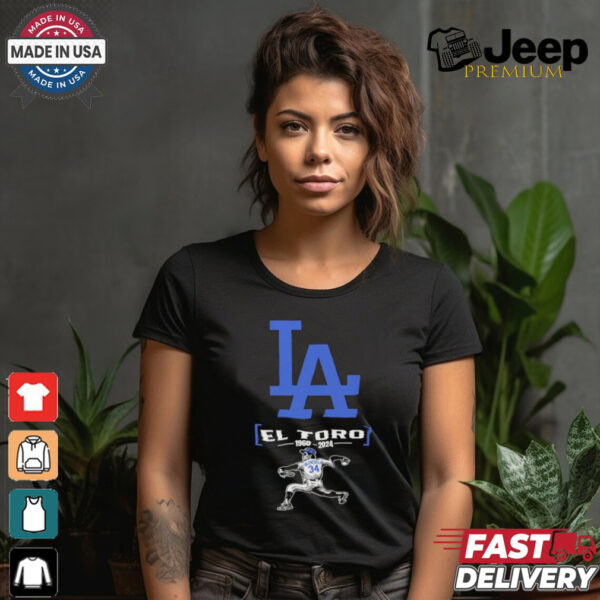 Los Angeles Dodgers El Toro Tribute Baseball 1960 2024 Shirt