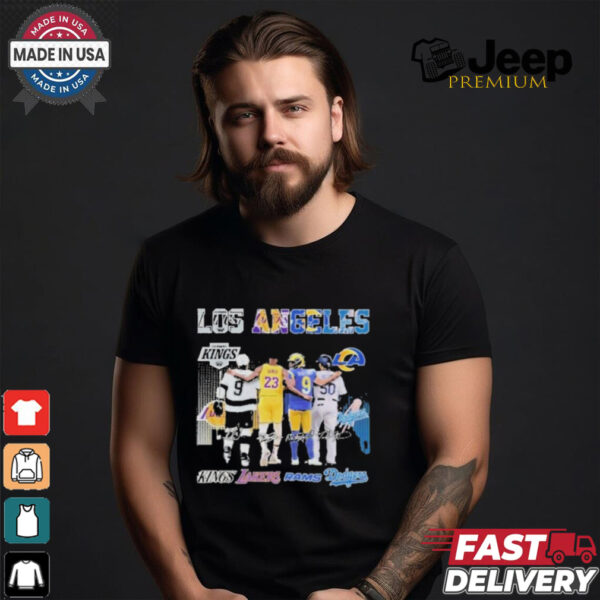 Los Angeles Kings LA Lakers LA Rams Los Angeles Dodgers 2024 T Shirt