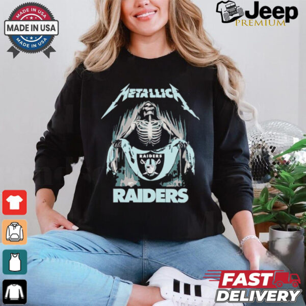 Metallica Las Vegas Raiders NFL Football 2024 Shirt