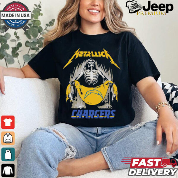 Metallica Los Angeles Chargers NFL Football 2024 Shirt