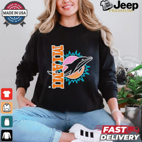 Miami Dolphins x Aleali May Black T Shirts