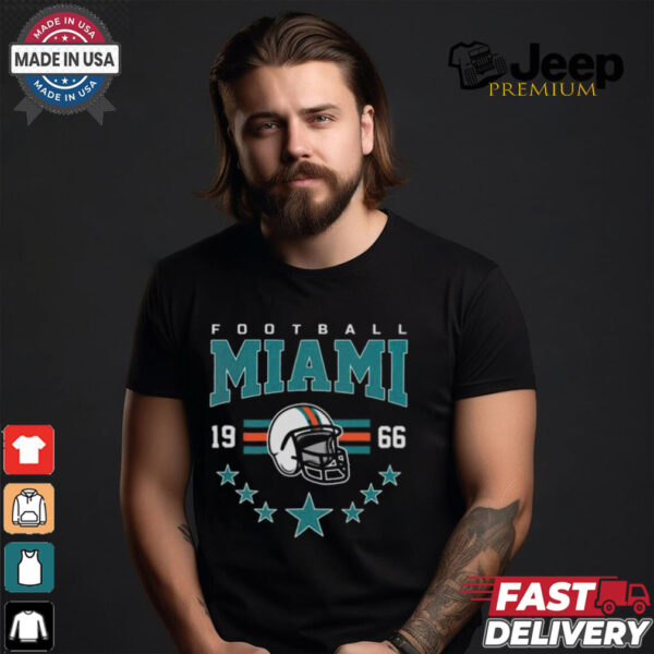 Miami Football Vintage 1966 T Shirt