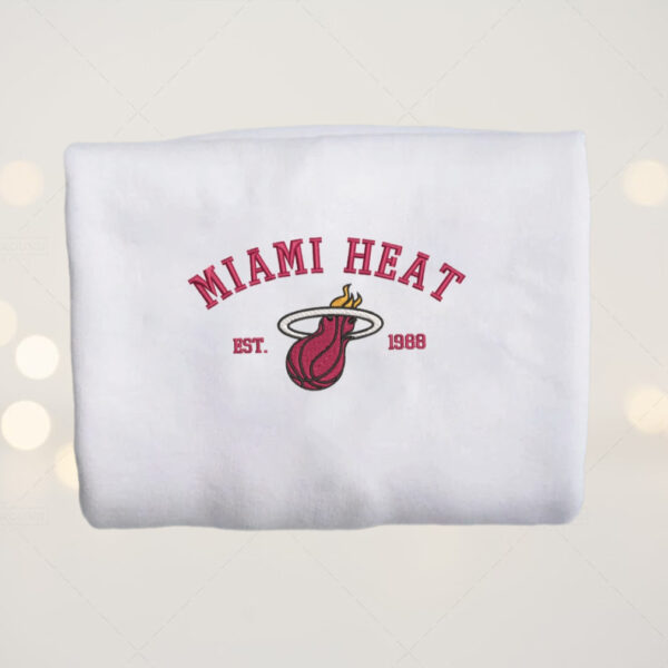 Miami Heat Est 1988 Embroidered Unisex Shirt Miami Heat