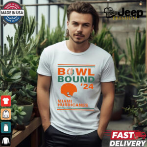 Miami Hurricanes 2024 Bowl Bound Helmet Shirt