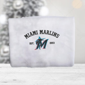 Miami Marlins Est 1993 Embroidered Unisex Shirt Marlins