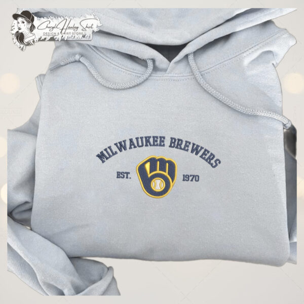 Milwaukee Brewers Est 1970 Embroidered Unisex Shirt Mlb T