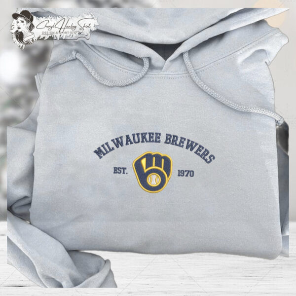 Milwaukee Brewers Est 1970 Embroidered Unisex Shirt Mlb T