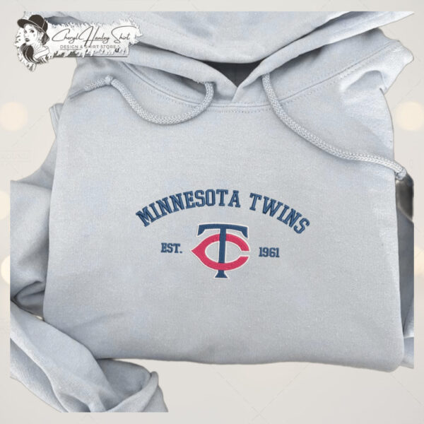 Minnesota Twins Est 1961 Embroidered Unisex Shirt Twins Mlb