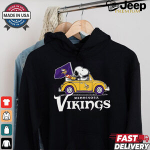 Minnesota Vikings Snoopy Road Trip T Shirt